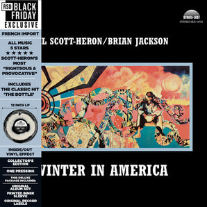 Gil Scott-Heron / Brian Jackson - Winter In America LP (Black & White Merge Vinyl) (RSD 2024)