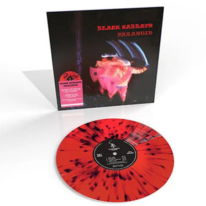 Black Sabbath - Paranoid LP (Red with Black Splatter)