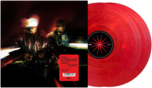 NAS & DJ Premier - Light-Years LP (Red Sunset Vinyl) – Eroding Winds