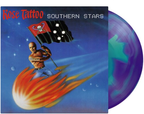 2CD！ローズ・タトゥーROSE TATTOO & SOUTHERN STARS Rose Tattoo - Southern Stars LP (turquoise & blue swirled vinyl