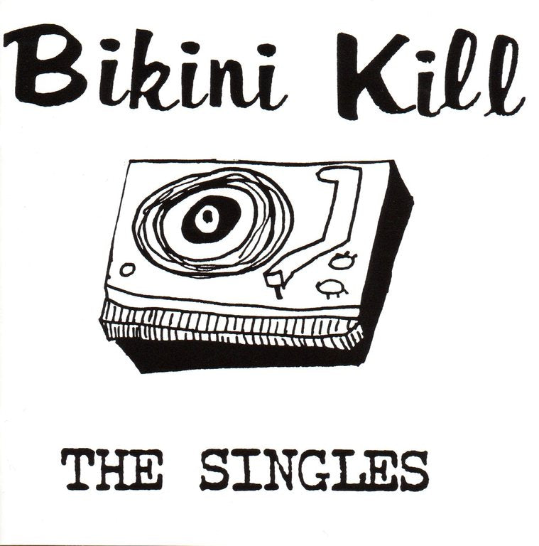 Bikini Kill The Singles LP (Clear Blue Vinyl) Eroding Winds