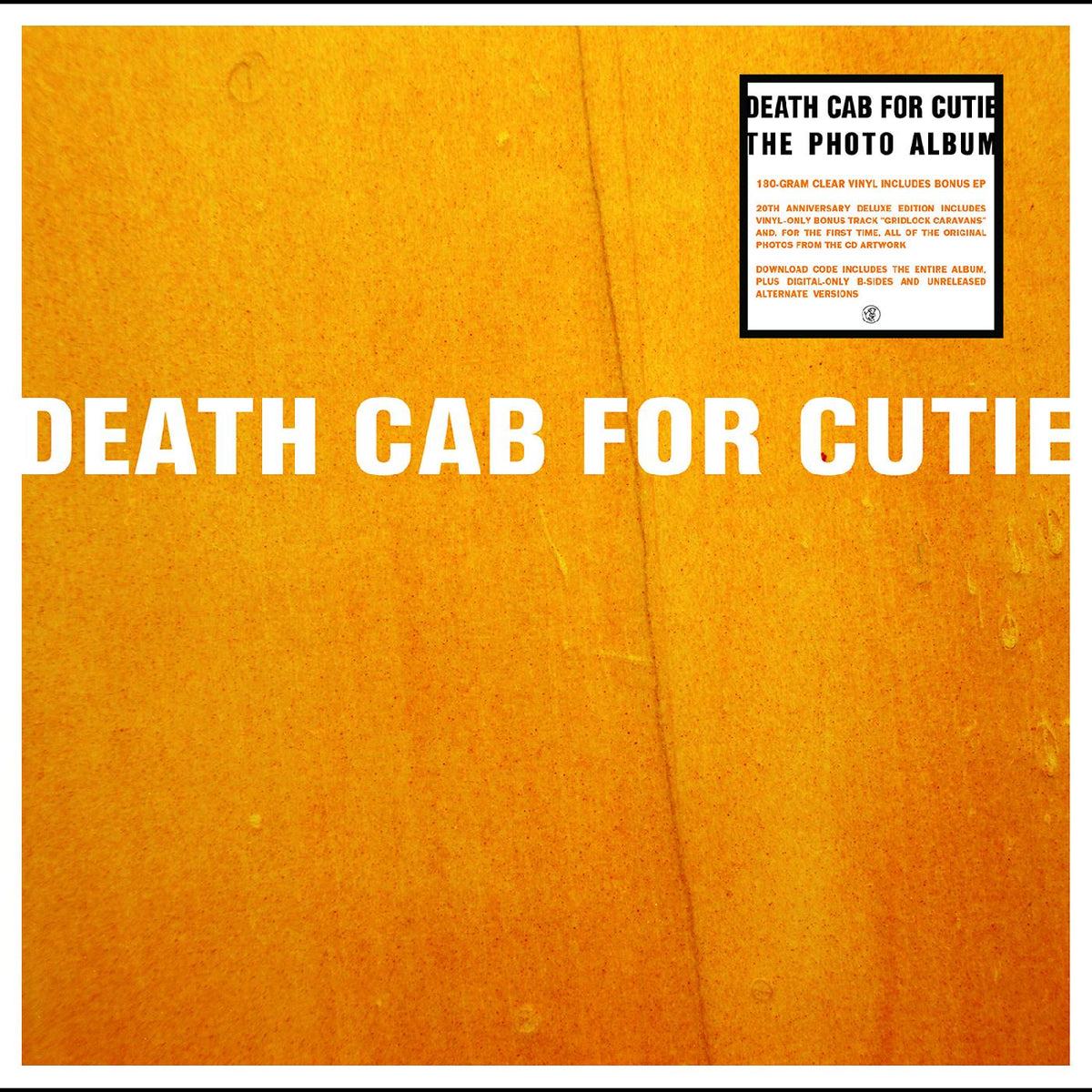 Death Cab for Cutie The Photo Album Deluxe 2LP Clear Vinyl