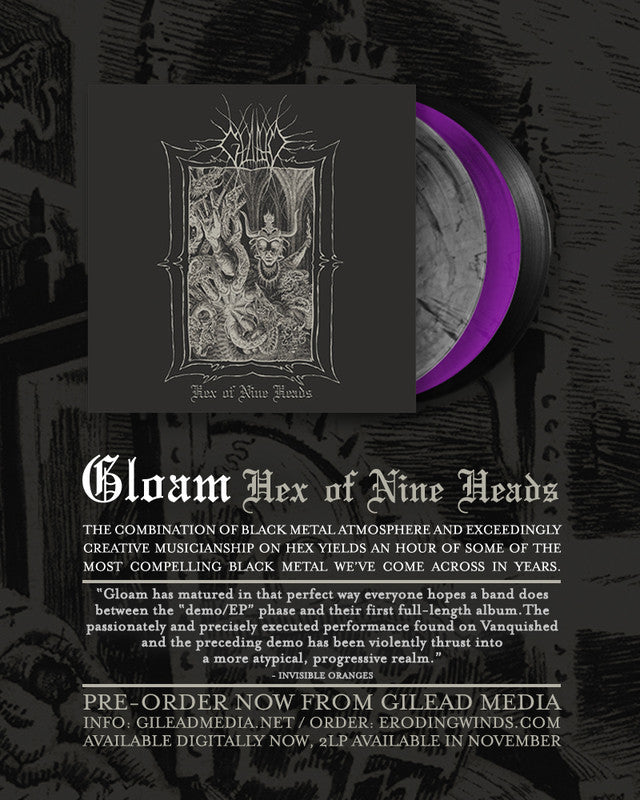 GLOAM - HEX OF NINE HEADS 2LP PRE-ORDERS AVAILABLE NOW