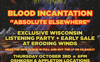 Blood Incantation "Absolute Elsewhere" listening event + early sale!