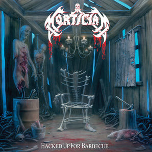 Mortician - Hacked Up for Barbecue 2LP (White w/ Splatter Vinyl)