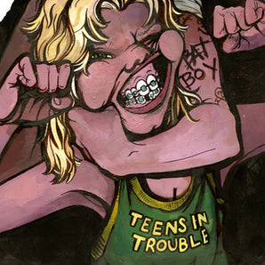 Teens In Trouble / Bat Boy - Teens in Trouble / Bat Boy Split LP (purple vinyl)