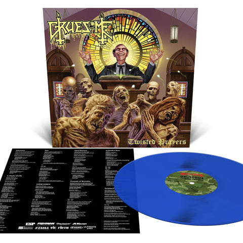 Gruesome - Twisted Prayers LP (Blue Vinyl)