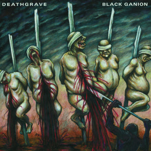 Deathgrave / Black Ganion - Black Ganion / Deathgrave Split LP (maroon vinyl)