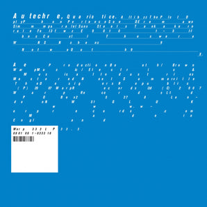 Autechre - Quaristice LP