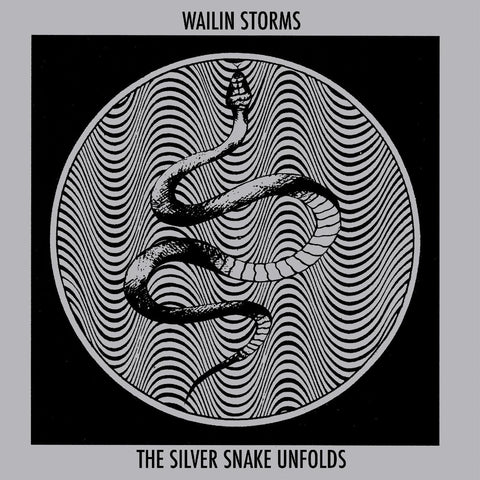 Wailin Storms - The Silver Snake Unfolds And Swallows The Black Night Whole LP (Blue & Black Vinyl)
