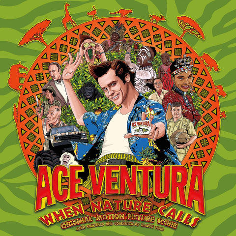 Ace Ventura: When Nature Calls (Various Artists) - Soundtrack 2LP (Turquoise & Orange w/Red Splatter Vinyl)