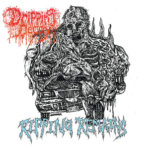 Dripping Decay - Ripping Remains LP (Yellow w/ Lime Green Splatter Vinyl)