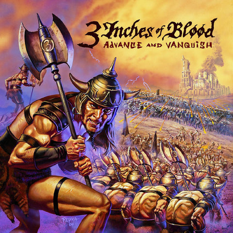3 Inches Of Blood - Advance And Vanquish LP (Blood Red Vinyl)