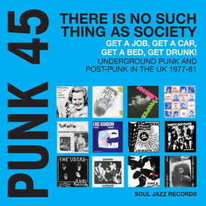 Various Artists - Soul Jazz Records Presents: Punk 45 2LP (Blue Vinyl)