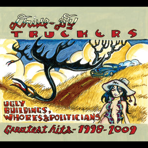 Drive By Truckers - Ugly Buildings, Whores, and Politicians: Greatest Hits 1998–2009 LP (CLEAR COKE BOTTLE VINYL)