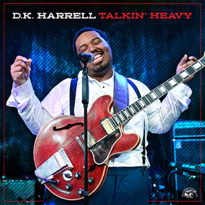 D.K. Harrell - Talkin' Heavy LP (Clear Blue Vinyl)