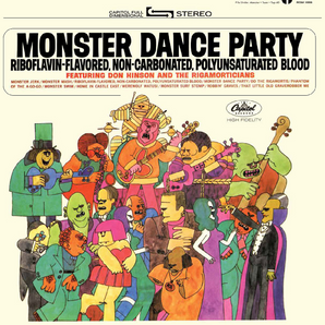 Don Hinson and The Rigamorticians - Monster Dance Party LP (Orange and Black splatter vinyl)