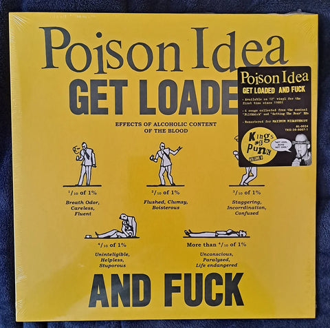 Poison Idea - Get Loaded And Fuck 12-inch LP