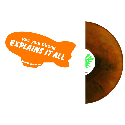 Four Year Strong - Explains It All LP (Orange/Black vinyl)