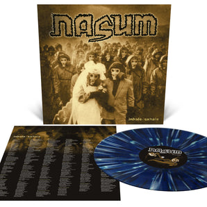 Nasum - Inhale/Exhale LP (Blue w/ Splatter Vinyl)