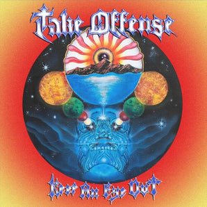 Take Offense - Keep An Eye Out LP (Blood Red & Neon Yellow Pinwheel Vinyl)