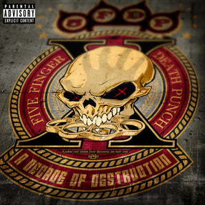 Five Finger Death Punch - A Decade of Destruction LP (Red Vinyl)