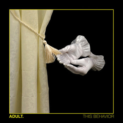 Adult. - This Behavior (Clear/Black Swirl VInyl)
