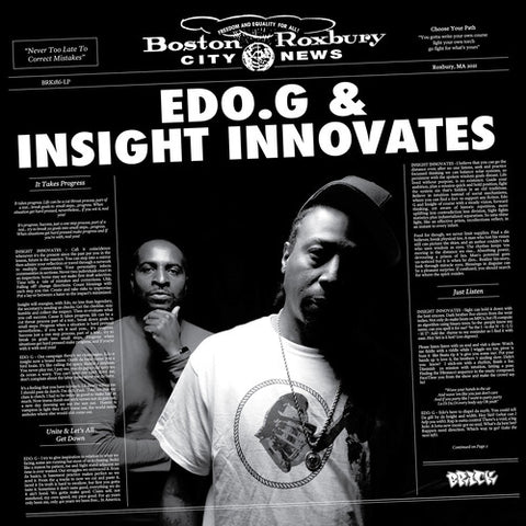 Edo.G & Insight - Edo.G & Insight Innovates (Blue Vinyl) LP (Markdown)