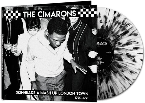 Cimarons - Skinheads A Mash Up London Town (Black & White Splatter) LP