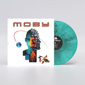 Moby - Moby (Black/White Marble on Blue Vinyl)