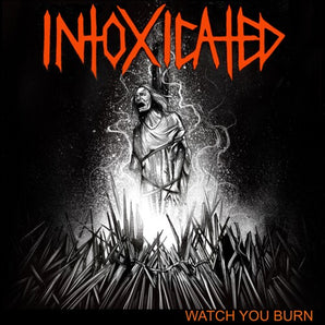 Intoxicated - Watch You Burn (Red w/ Black Splatter) LP