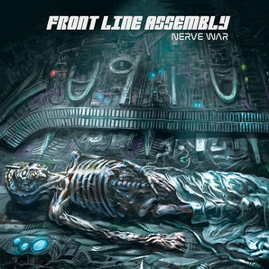 Front Line Assembly - Nerve War (Blue/Black Splatter Vinyl)