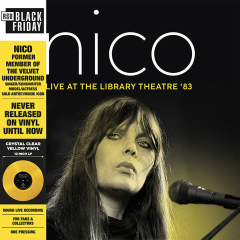Nico - Live At The Library Theatre '83 (Clear Yellow Vinyl)
