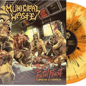 Municipal Waste - Fatal Feast (Orange & Yellow Swirl w/ Black Splatter Vinyl) LP