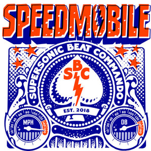 Speedmobile - Supersonic Beat Commando LP (180g, Crystal clear Vinyl)