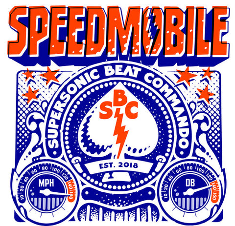 Speedmobile - Supersonic Beat Commando LP (180g, Crystal clear Vinyl)