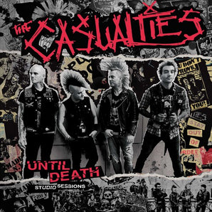 The Casualties - Until Death: Studio Sessions (Red/Black Splatter Vinyl) LP
