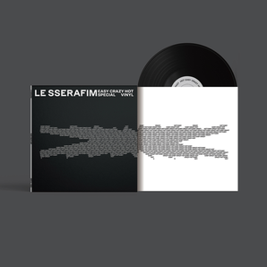 Le Sserafim -  Easy Crazy Hot LP (Indie Exclusive, Carbon Black Vinyl w/ Booklet, Sticker, Posters, & Photocards)