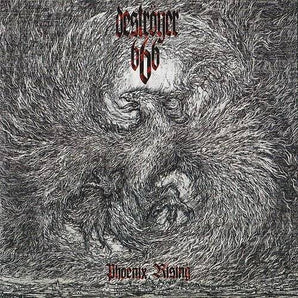 Destroyer 666 - Phoenix Rising LP (White and Black Mixed Vinyl)