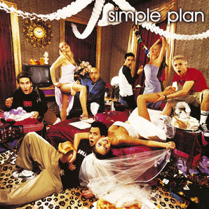 Simple Plan - No Pads, No Helmets... Just Balls LP (Red & White Splatter Vinyl)