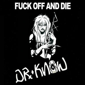 Dr. Know - Fuck Off and Die LP (Translucent Red Vinyl)
