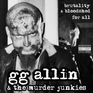 GG Allin & The Murder Junkies - Brutality & Bloodshed For All LP (Orange Vinyl)