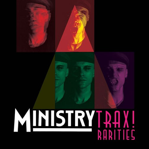 Ministry - Trax! Rarities 2LP (Black/White/Magenta Splatter Vinyl)