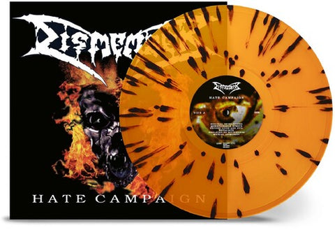Dismember -  Hate Campaign (Transparent Orange W/ Black Splatter vinyl)
