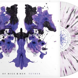 Of Mice & Men - Tether LP (White w/ Purple and Black Splatter Vinyl)