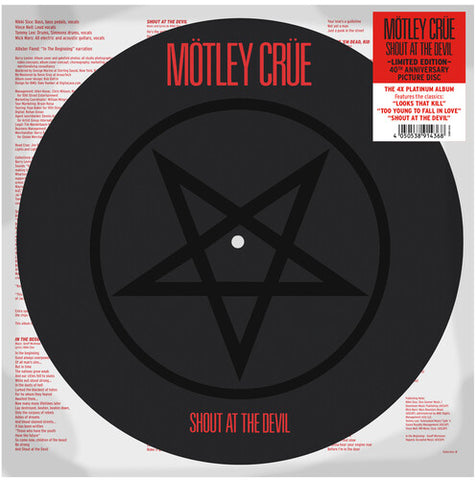 Motley Crue - Shout At The Devil LP (Picture Disc)