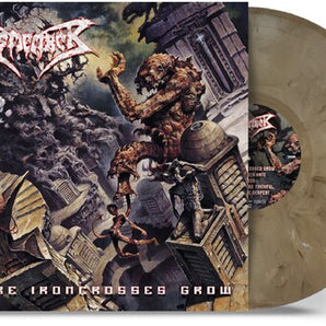 Dismember - Where Ironcrosses Grow LP (Sand Marbled Vinyl)