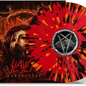 Slayer - Repentless LP (Transparent Red w/ Orange & Black Splatter Vinyl)