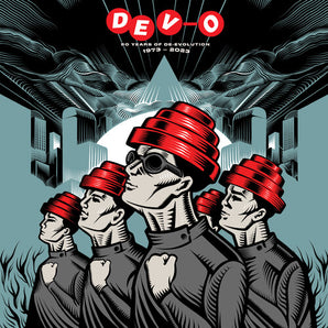Devo - 50 Years Of De-evolution 1973-2023 (Rocktober) LP (Red And Blue Vinyl)