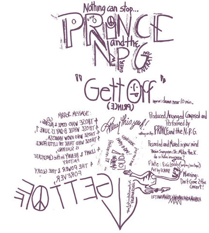 Prince & New Power Generation - Gett Off (12 inch single) RSDBF